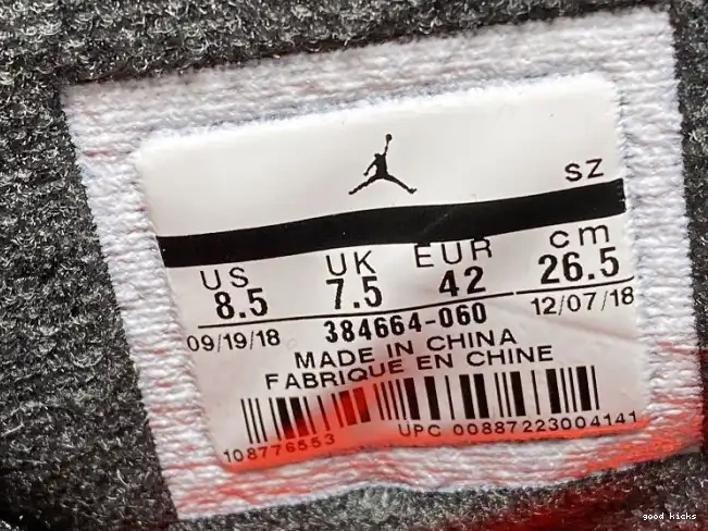 Cheap OG 384664-060 Jordan 6 Retro Black Infrared Air 0625